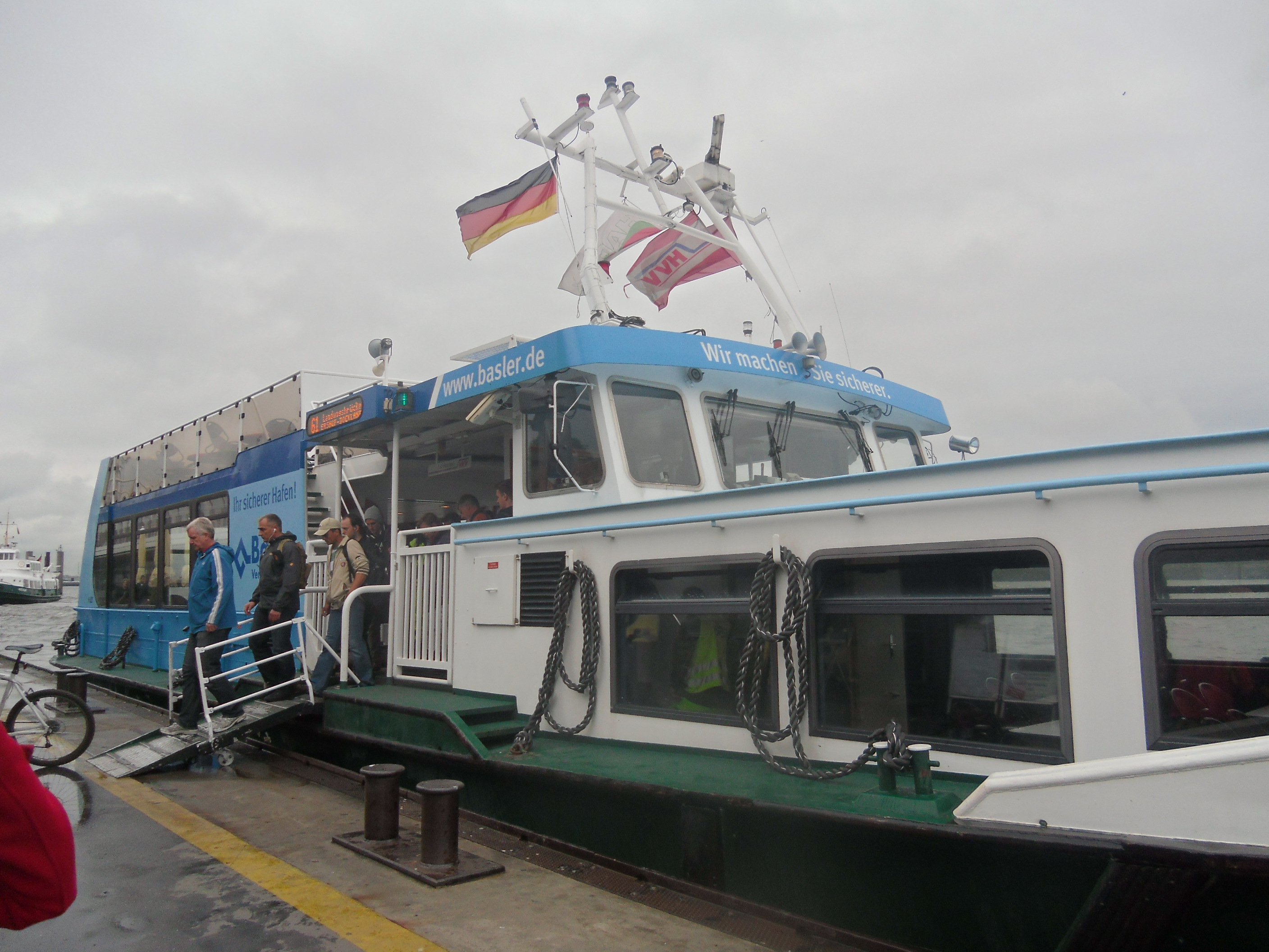 Kapal di port Hamburg